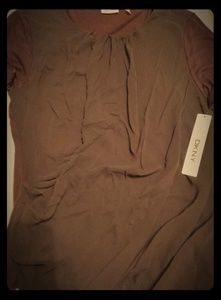 NWT Black DKNY Blouse